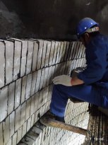 沁阳市恒瑞实业有限公司硫酸设备复合衬里施工